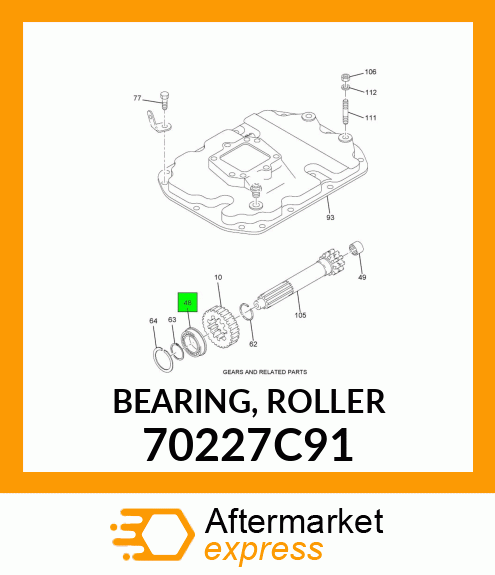 BEARING, ROLLER 70227C91