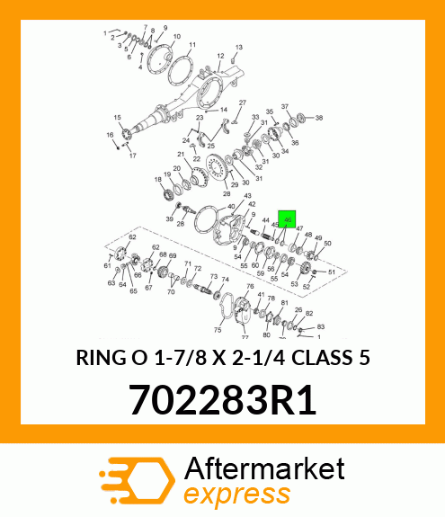 RING O 1-7/8 X 2-1/4 CLASS 5 702283R1