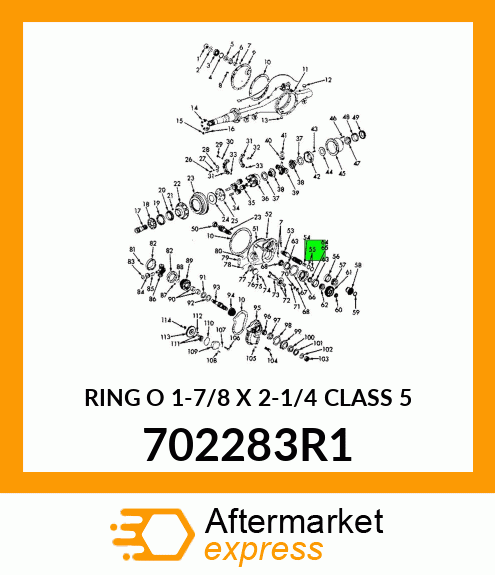 RING O 1-7/8 X 2-1/4 CLASS 5 702283R1