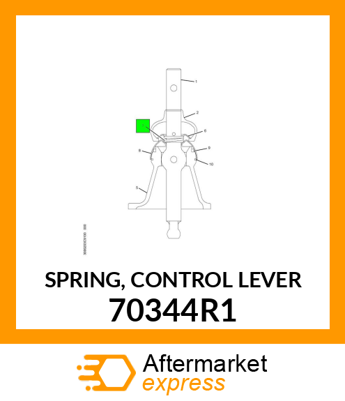 SPRING, CONTROL LEVER 70344R1