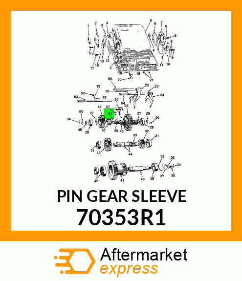 PIN GEAR SLEEVE 70353R1