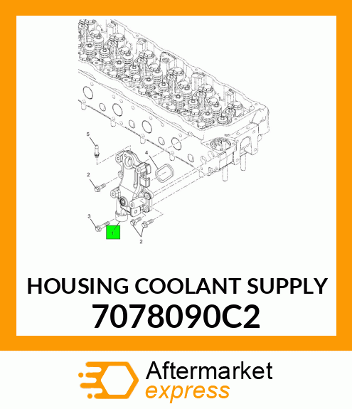 HOUSING COOLANT SUPPLY 7078090C2