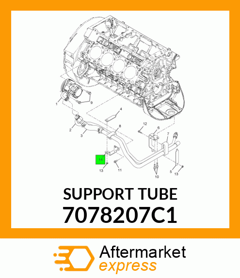 SUPPORT TUBE 7078207C1