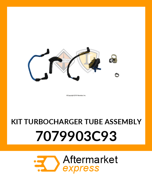 KIT TURBOCHARGER TUBE ASSEMBLY 7079903C93