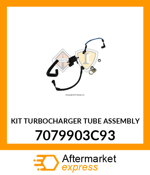 KIT TURBOCHARGER TUBE ASSEMBLY 7079903C93