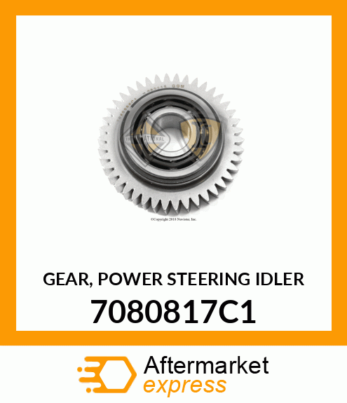 GEAR, POWER STEERING IDLER 7080817C1