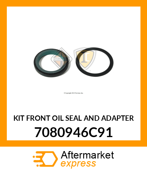 KIT FRONT OIL SEAL AND ADAPTER 7080946C91