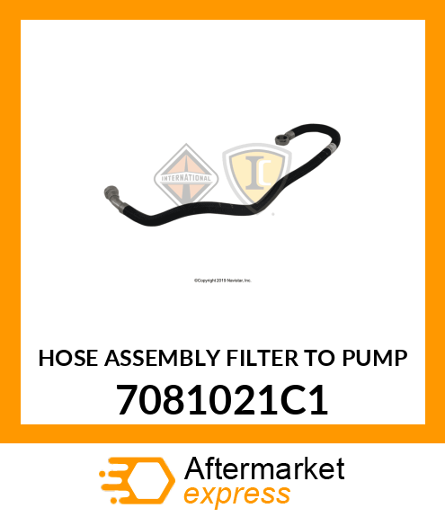 HOSE ASSEMBLY FILTER TO PUMP 7081021C1