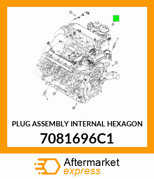 PLUG ASSEMBLY INTERNAL HEXAGON 7081696C1