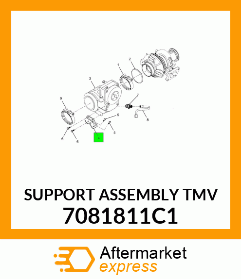 SUPPORT ASSEMBLY TMV 7081811C1