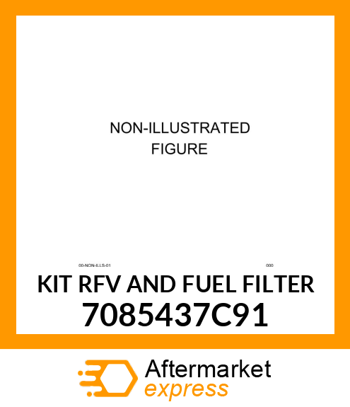 KIT RFV AND FUEL FILTER 7085437C91