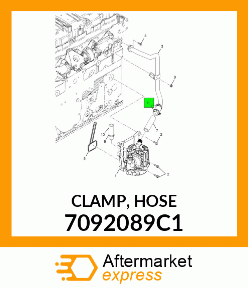 CLAMP, HOSE 7092089C1