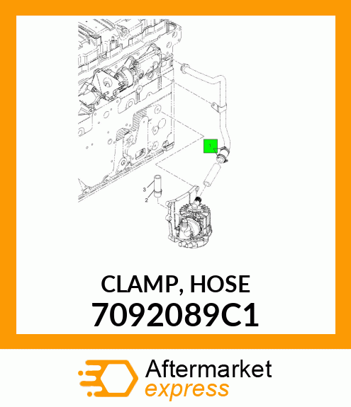 CLAMP, HOSE 7092089C1