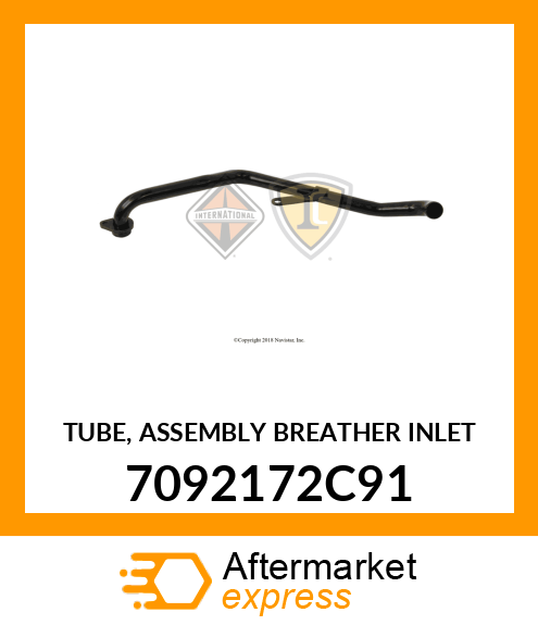 TUBE, ASSEMBLY BREATHER INLET 7092172C91