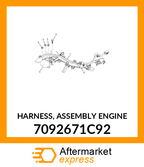 HARNESS, ASSEMBLY ENGINE 7092671C92