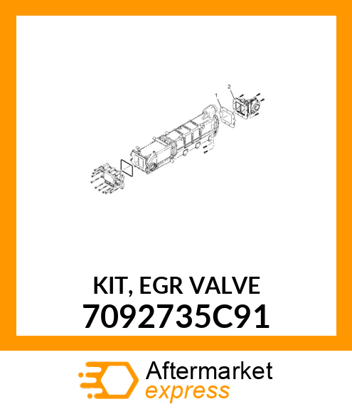 KIT, EGR VALVE 7092735C91