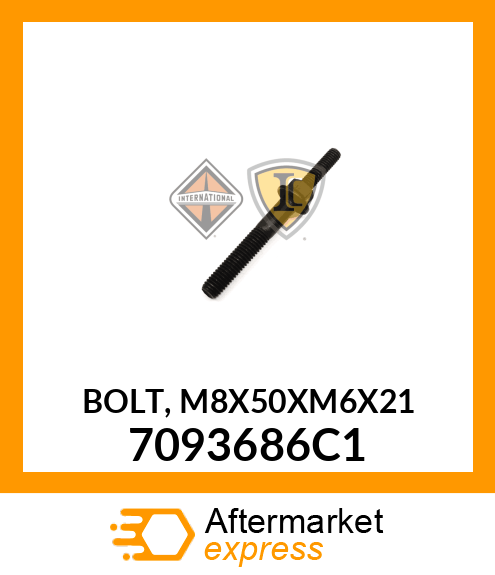 BOLT, M8X50XM6X21 7093686C1