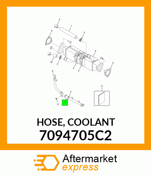 HOSE, COOLANT 7094705C2