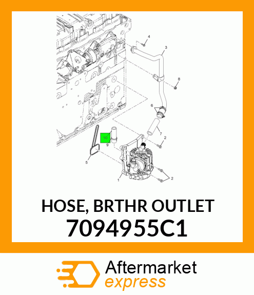 HOSE, BRTHR OUTLET 7094955C1