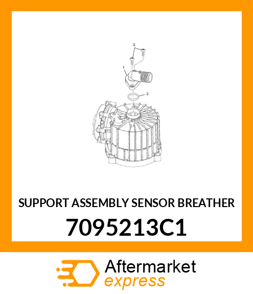 SUPPORT ASSEMBLY SENSOR BREATHER 7095213C1