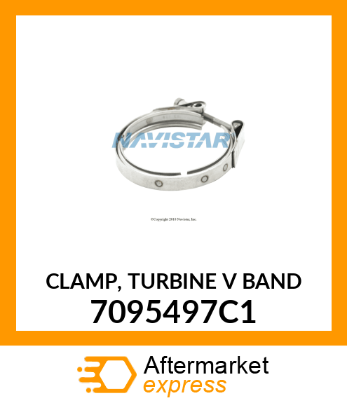 CLAMP, TURBINE V BAND 7095497C1