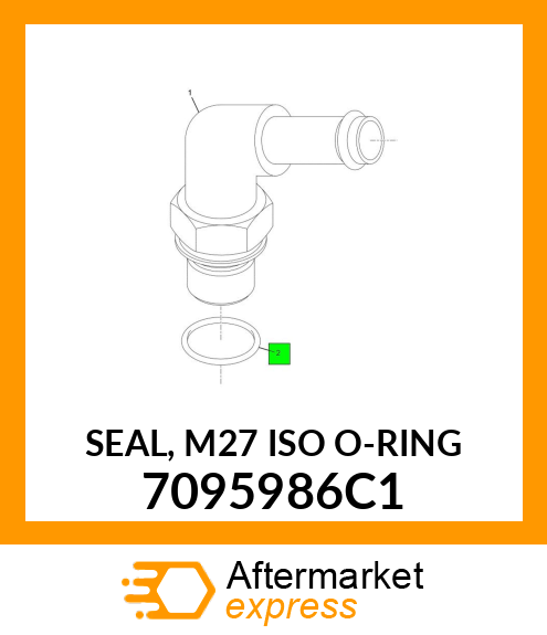 SEAL, M27 ISO O-RING 7095986C1