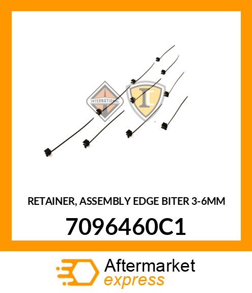 RETAINER, ASSEMBLY EDGE BITER 3-6MM 7096460C1