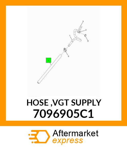HOSE ,VGT SUPPLY 7096905C1
