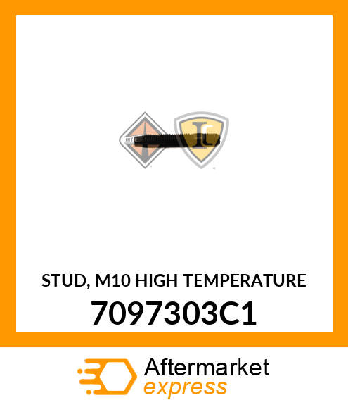 STUD, M10 HIGH TEMPERATURE 7097303C1