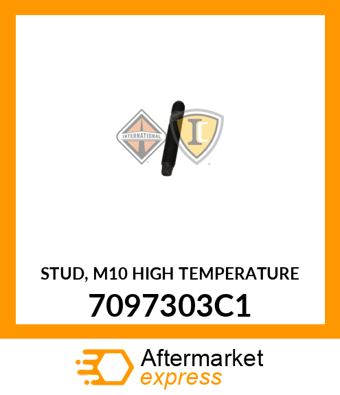 STUD, M10 HIGH TEMPERATURE 7097303C1