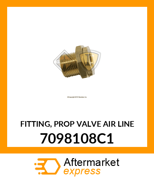 FITTING, PROP VALVE AIR LINE 7098108C1