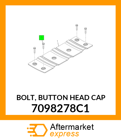 BOLT, BUTTON HEAD CAP 7098278C1