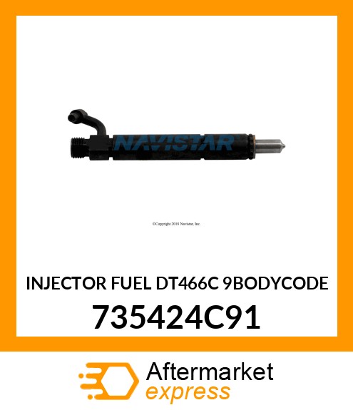 INJECTOR FUEL DT466C 9BODYCODE 735424C91