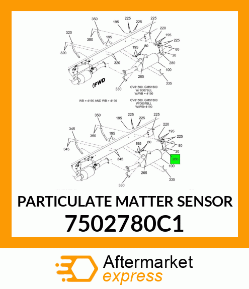 PARTICULATE MATTER SENSOR 7502780C1