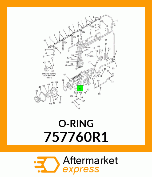 O-RING 757760R1