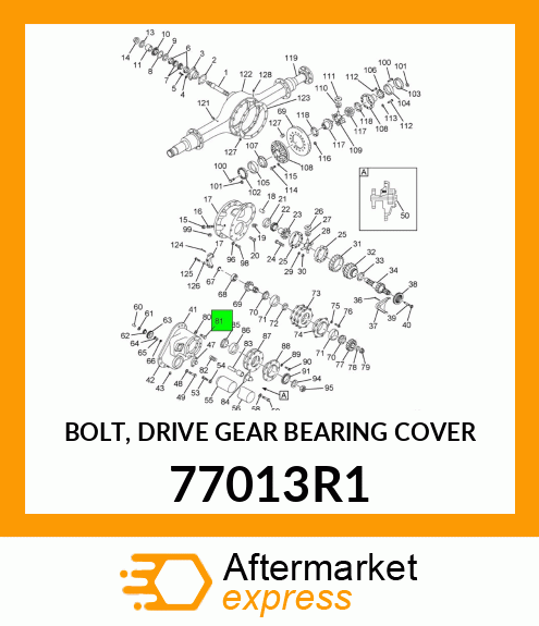 BOLT, DRIVE GEAR BEARING COVER 77013R1