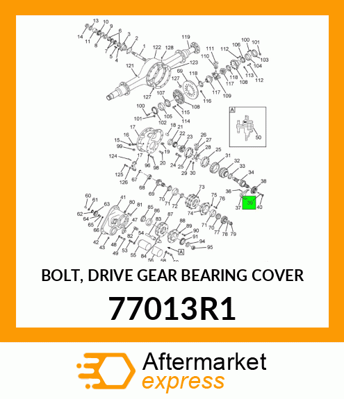 BOLT, DRIVE GEAR BEARING COVER 77013R1