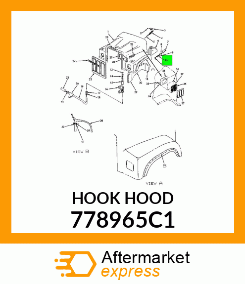 HOOK HOOD 778965C1