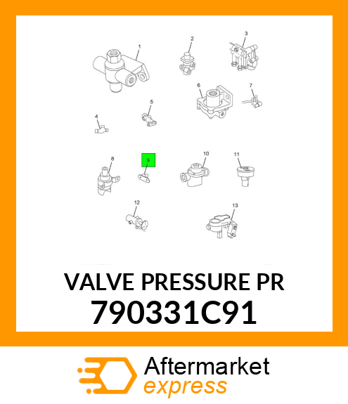 VALVE PRESSURE PR 790331C91