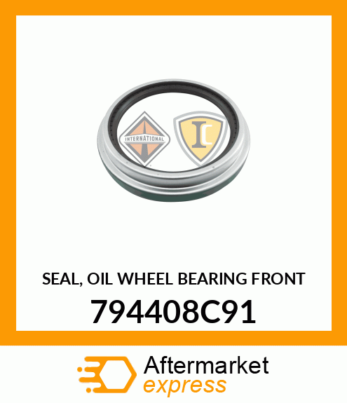 SEAL, OIL WHEEL BEARING FRONT 794408C91