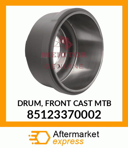 DRUM, FRONT CAST MTB 85123370002