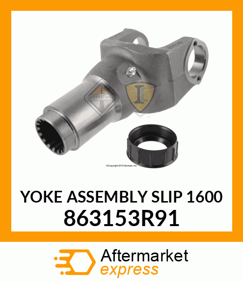 YOKE ASSEMBLY SLIP 1600 863153R91