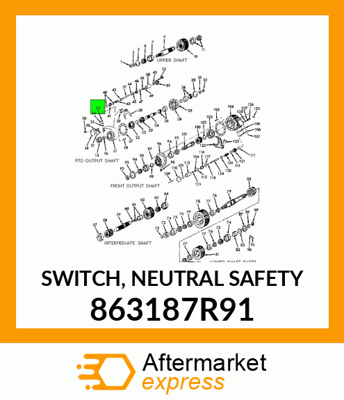 SWITCH, NEUTRAL SAFETY 863187R91