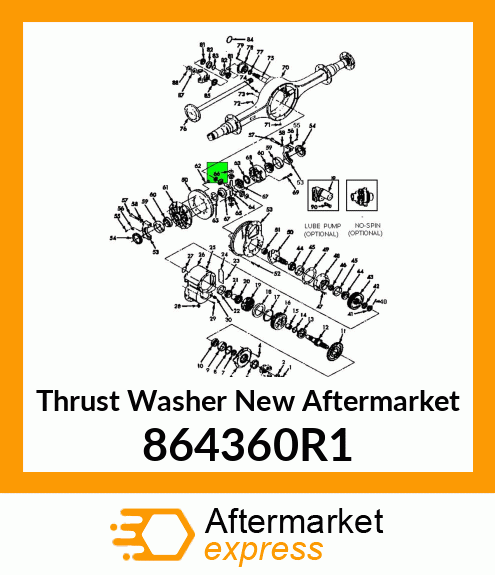 Thrust Washer New Aftermarket 864360R1