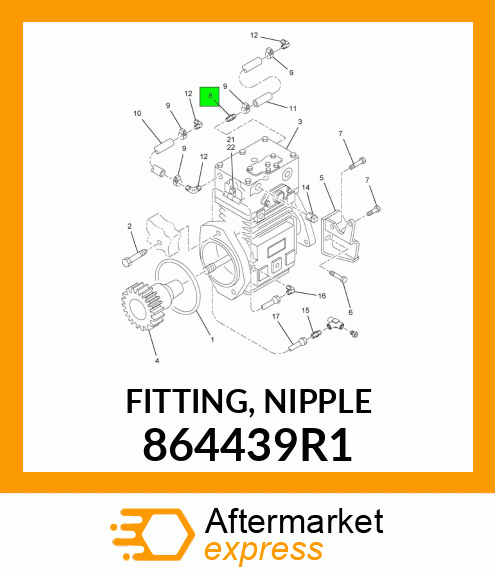 FITTING, NIPPLE 864439R1