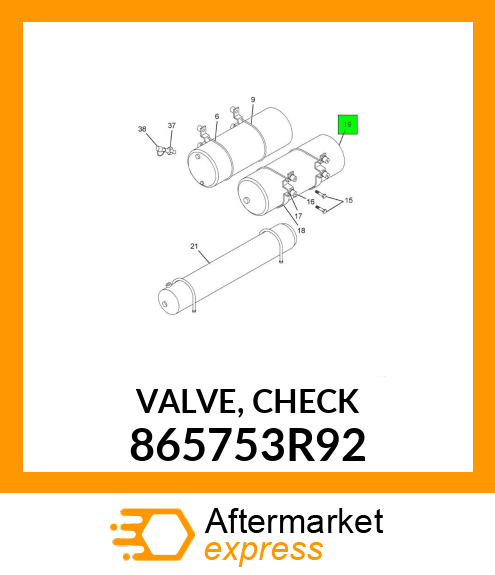 VALVE, CHECK 865753R92