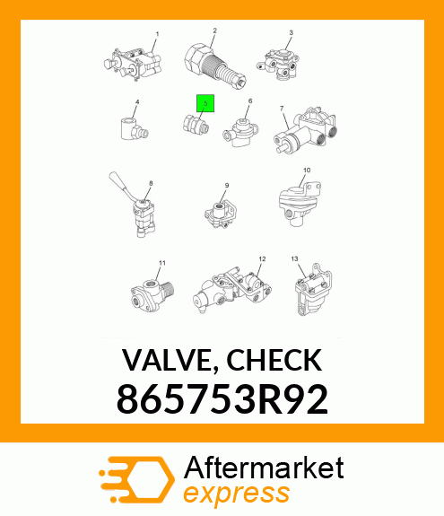 VALVE, CHECK 865753R92