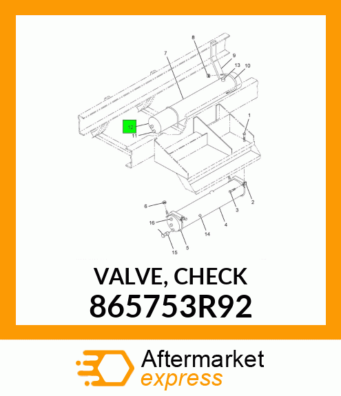 VALVE, CHECK 865753R92