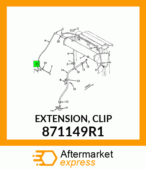 EXTENSION, CLIP 871149R1