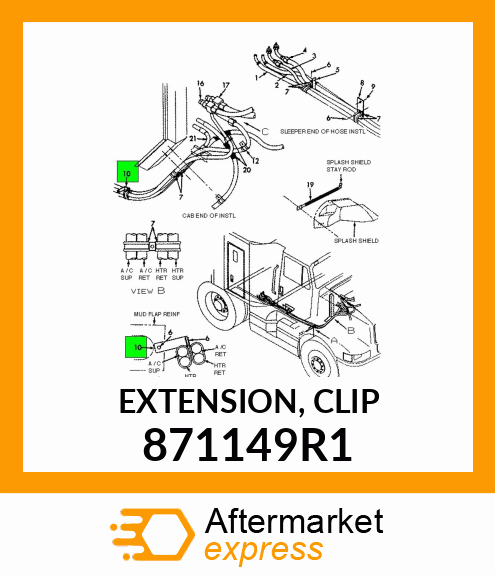 EXTENSION, CLIP 871149R1